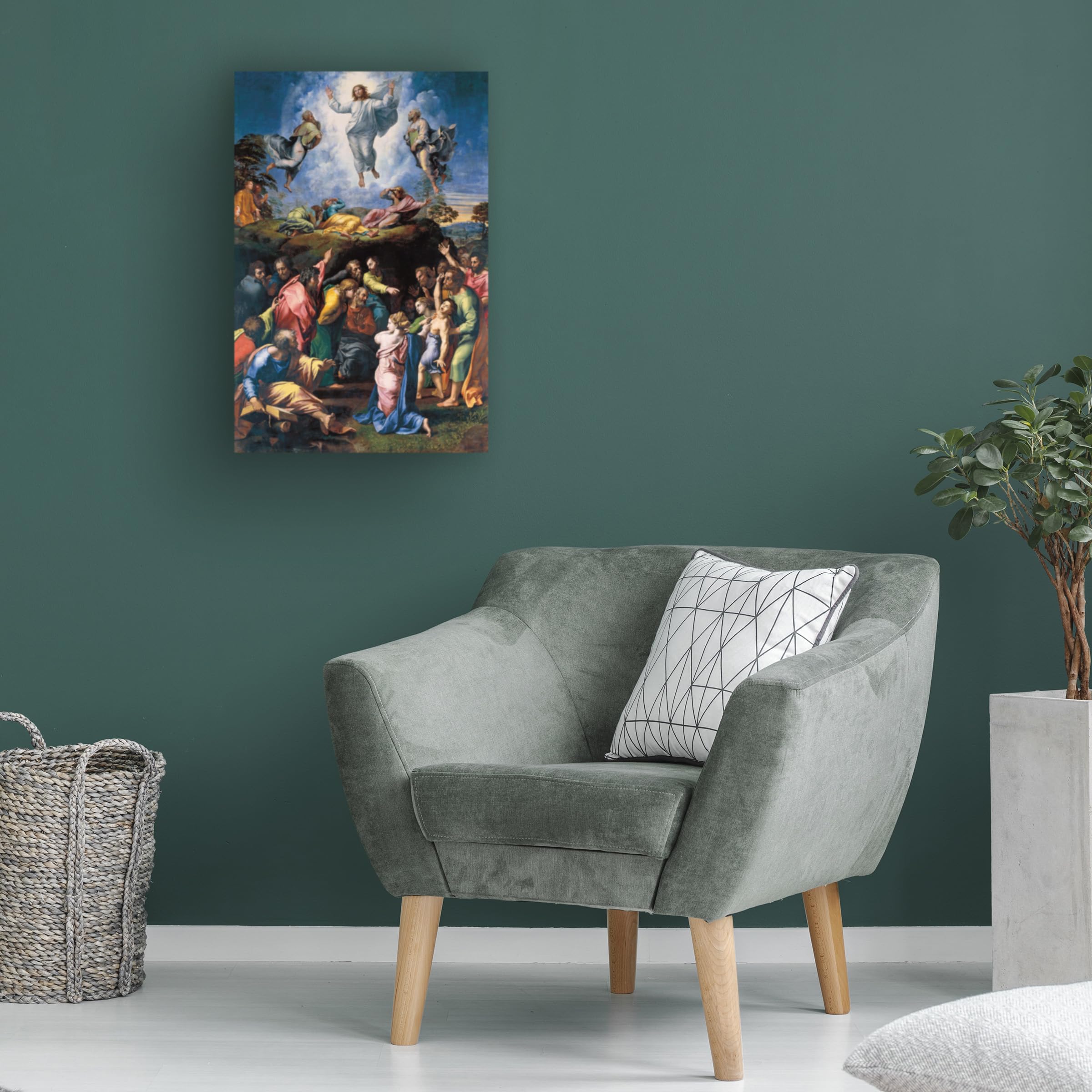 Raphael チラシ・サインetcセット Amazon.com: Wrapped Canvas Wall Art - Raphael 'The Transfiguration